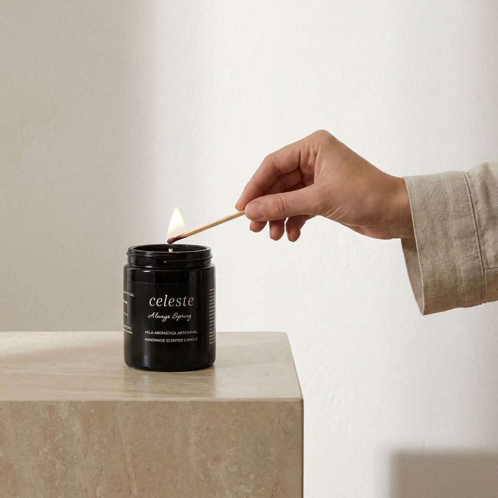 Celeste Scented Candle - Always Spring - Glass Jar